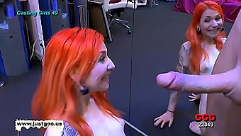 Bukkake And Tattoos: Young Sexy Girl Gets Covered In Cum